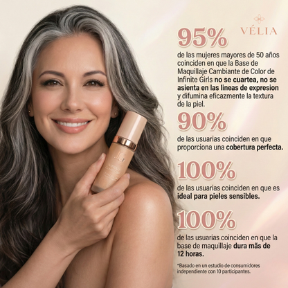 Infinite Girl – Base Antiedad con SPF 50 y Tono Perfecto